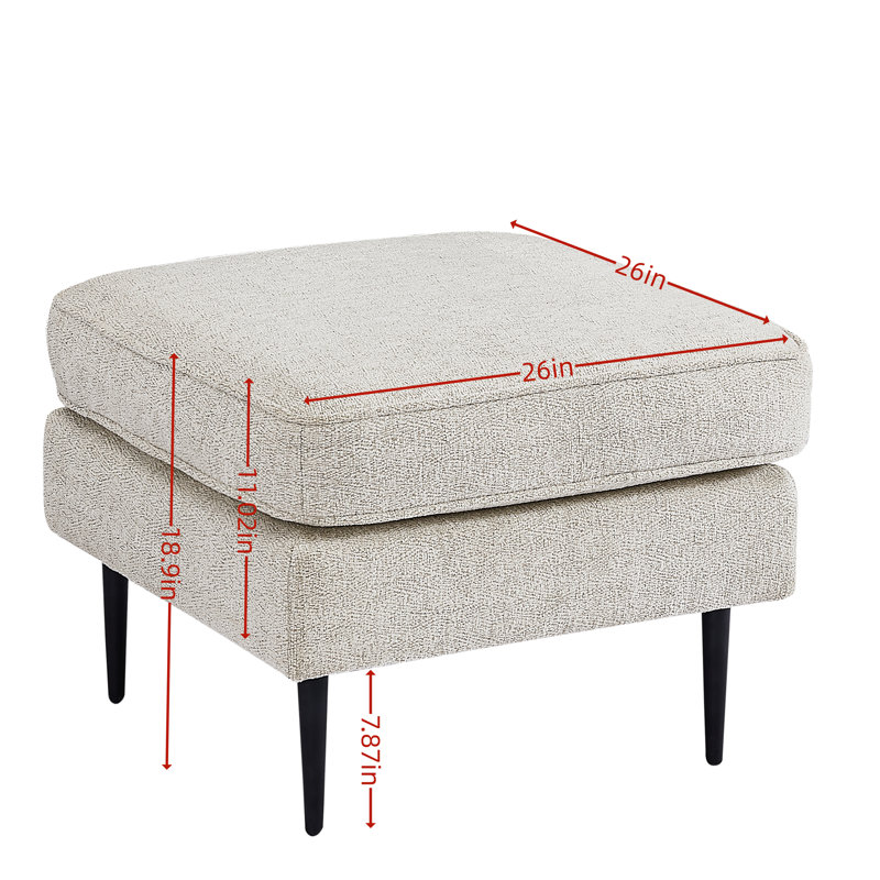 Latitude Run?? Modern Ottoman Living Room Upholstered Sofa Ottoman | Wayfair